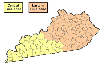 Current time in Kentucky, United States.